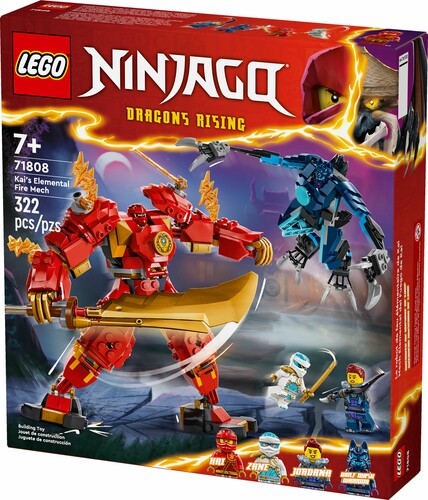 LEGO LEGO 71808 Le robot élémentaire du feu de Kai 673419389754