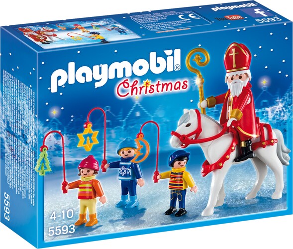 Playmobil Playmobil 5593 Saint Nicolas avec enfants (sep 2015) 4008789055934