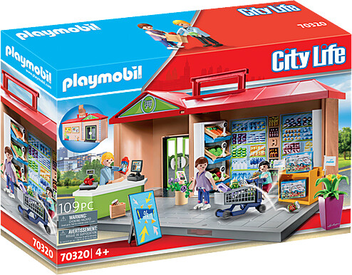 Playmobil Playmobil 70320 Épicerie transportable 4008789703200