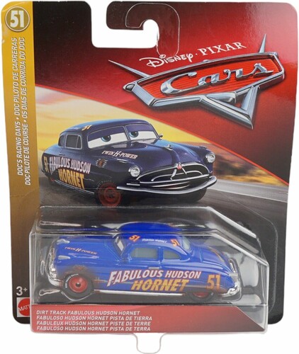 Hot Wheels Hot Wheels - Les Bagnoles - Fabuleux Hudson Hornet piste de terre 887961403336