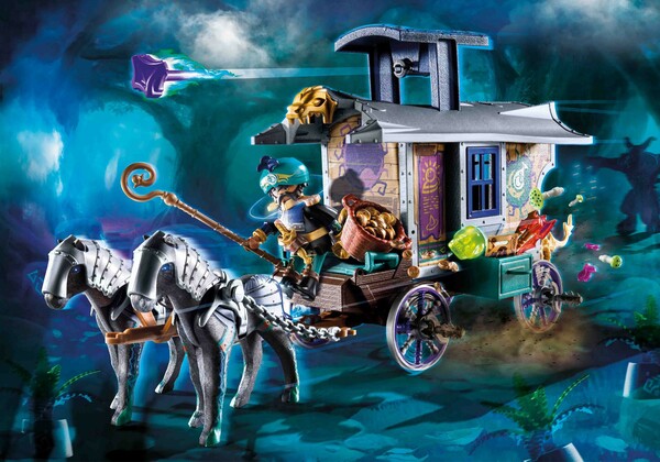 Playmobil Playmobil 70903 Violet Vale - Marchand et chariot 4008789709035