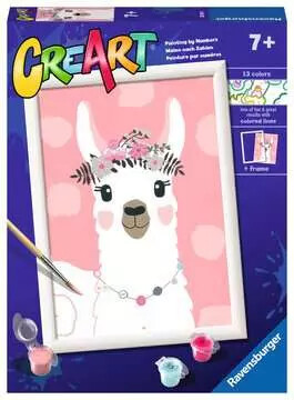 Ravensburger CreArt Peinture à numéro CreART Lama modèle 4005556289349