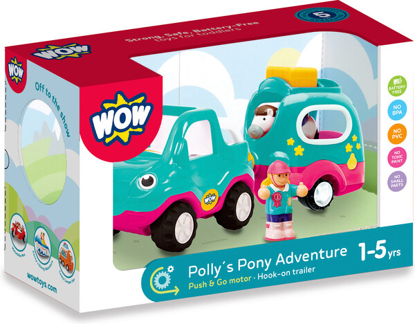 WOW Toys L'aventure du poney de Polly 5033491103498