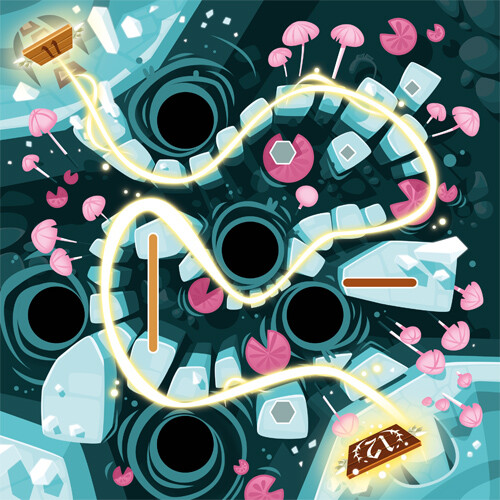 Blue Orange Games Slide Quest (fr/en) 3664824000508