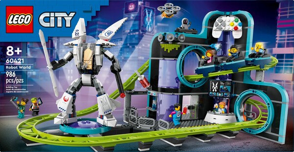 LEGO LEGO 60421 Le parc de montagnes russes Monde des robots 673419390095