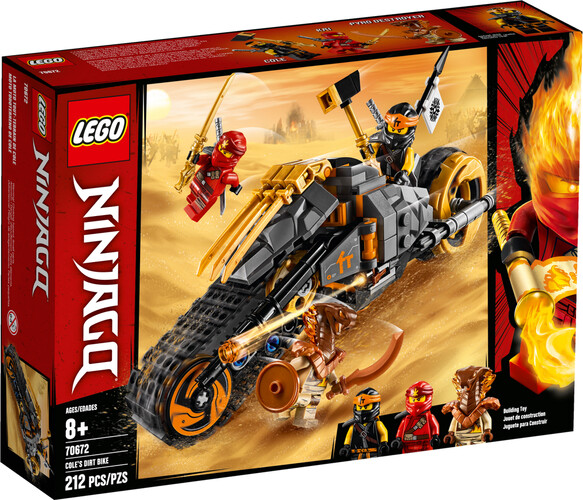 LEGO LEGO 70672 Ninjago La moto tout-terrain de Cole 673419299015