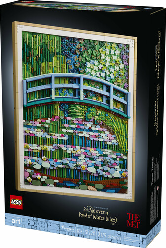 LEGO LEGO 31220 Art Claude Monet – Le bassin aux nymphéas, harmonie verte 673419423885