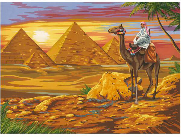Reeves Peinture à numéro désert égyptien 16x12" 780804855012