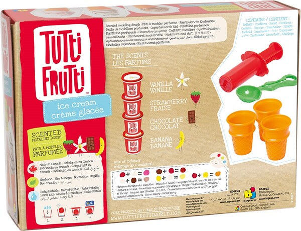 Tutti Frutti Pâte à modeler ensemble crème glacée (fr/en) 061404148071