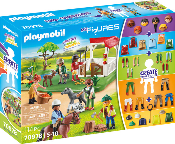 Playmobil Playmobil 70978 My Figures: Ranch équestre 4008789709783
