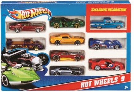 Hot Wheels Hot Wheels Ensemble de 10 véhicules 074299548864