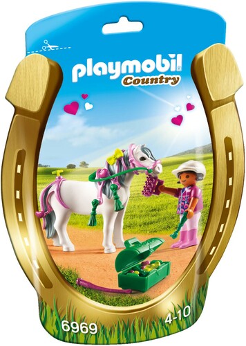 Playmobil Playmobil 6969 Poney à décorer Coeur (juil 2016) 4008789069696