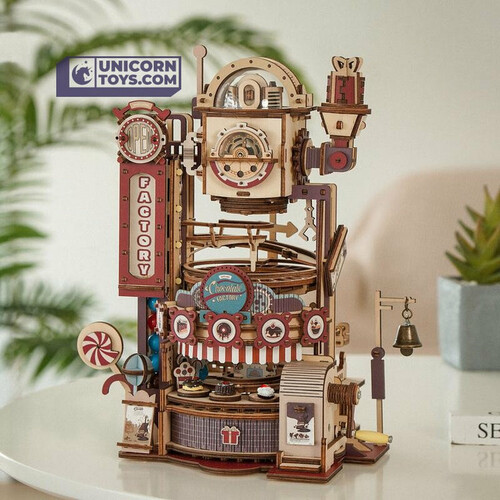 Robotime Construction en bois - Marble Chocolate Factory 