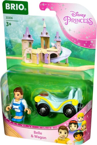 Brio Train Brio Train en bois Disney Princesse Belle et son wagon 33356 7312350333565