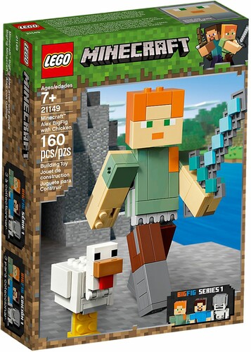 LEGO LEGO 21149 Minecraft BigFig Alex avec une poule 673419304337