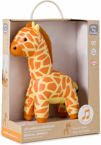 Little Big Friends Musical Animal - Girafe 3700552303273