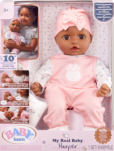 Zapf Creation Baby Born (43cm) - ma poupée interactive harper 689202918612