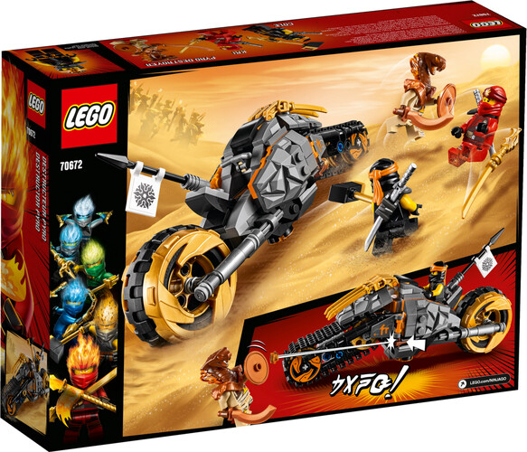 LEGO LEGO 70672 Ninjago La moto tout-terrain de Cole 673419299015