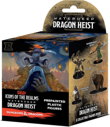 NECA/WizKids LLC Dnd Painted Minis icons 09: waterdeep dragon heist (varied) 634482731116