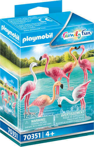 Playmobil Playmobil 70351 Groupe de flamants roses (mai 2021) 4008789703514