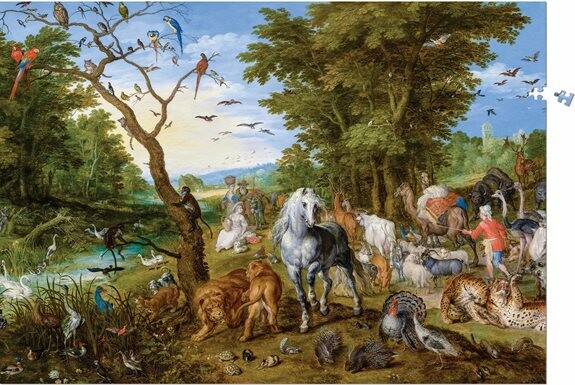 Casse-tete Calypto Casse-tête 1000 Entrée des animaux dans l'Arche de Noé (Jan Brueghel l'Ancien) 685X480mm 3760124870015