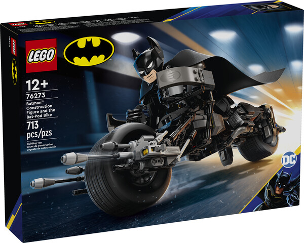 LEGO LEGO 76273 La figurine à construire de Batman™ et la moto Bat-Pod 673419390828