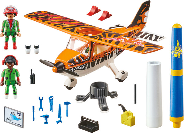 Playmobil Playmobil 70902 Air Stuntshow Avion à hélice "Tigre" 4008789709028
