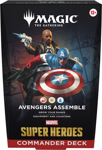 Wizards of the Coast MTG Marvel super heroes - commander deck Avengers assemble MTG