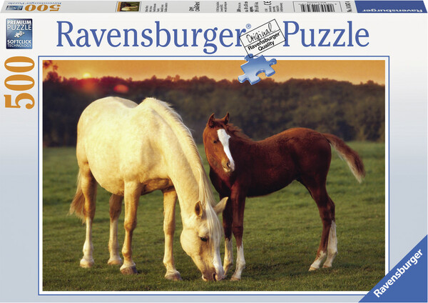Ravensburger Casse-tête 500 jolis chevaux 4005556143474
