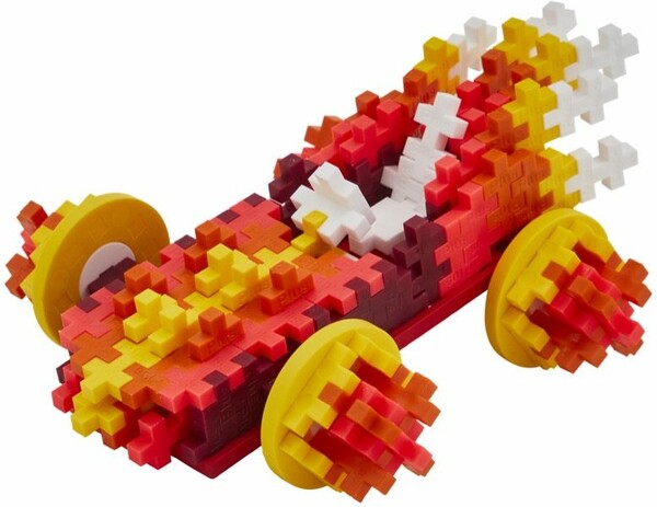 Plus-Plus Plus-Plus Bolide d'enfer couleur feu 200 pièces tube 5710409106757