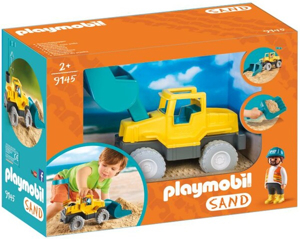 Playmobil Playmobil 9145 Chargeur avec pelle pour le sable 4008789091451