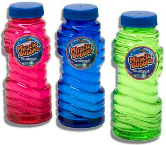 Imperial Toy Liquide à bulles 8 oz (Super Miracle Bubble) (unité) (varié) 
