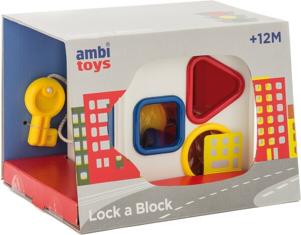 Ambi Toys Trieur de formes avec serrure et clé 5011979573162