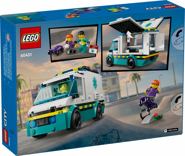 LEGO LEGO 60451 L’ambulance de secours 673419403528