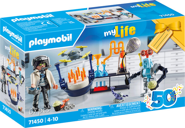 Playmobil Playmobil 71450 Chercheur avec robots 4008789714503