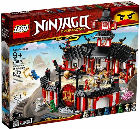 LEGO LEGO 70670 Ninjago Le monastère de Spinjitzu 673419301756