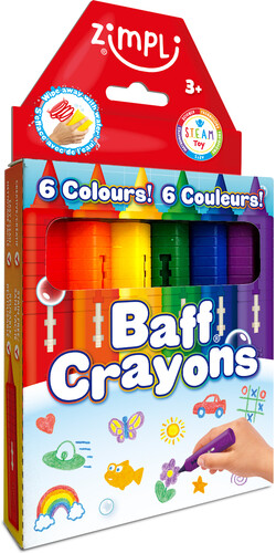 Zimpli Kids zimpli - baff crayons paquet de 6 813974029065