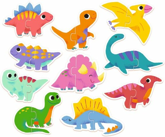 Djeco Casse-tête Duo trio dinos 3070900082632