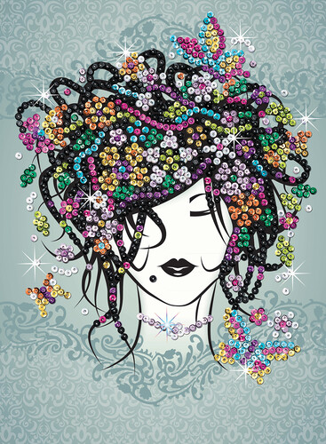Sequin Paillette Sequin Art Craft Teen la femme aux fleurs (Flower girl) (paillettes) 5013634017196