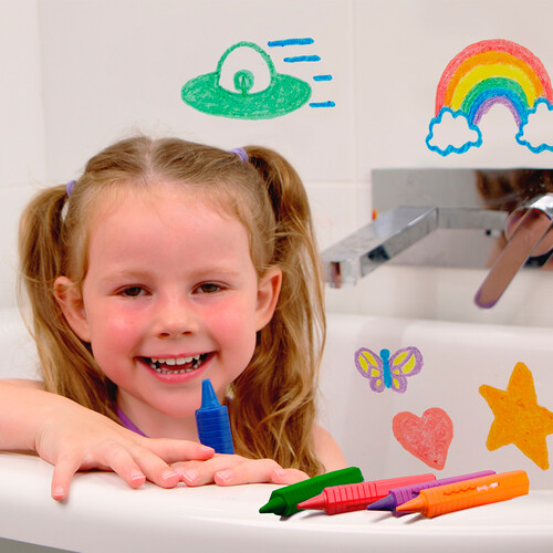 Zimpli Kids zimpli - baff crayons paquet de 6 813974029065