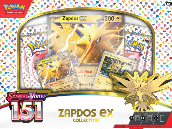 Pokémon Pokemon Scarlet & Violet 151 zapdos ex collection 820650853135