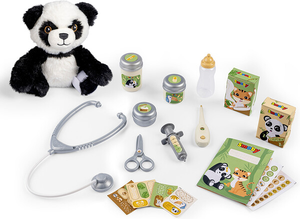 Smoby Centre de vétérinaire Panda et 19 accessoires 3032163404064