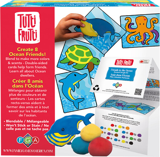 Tutti Frutti Pâte à modeler ensemble amis dans l'océan (fr/en) 061404147555