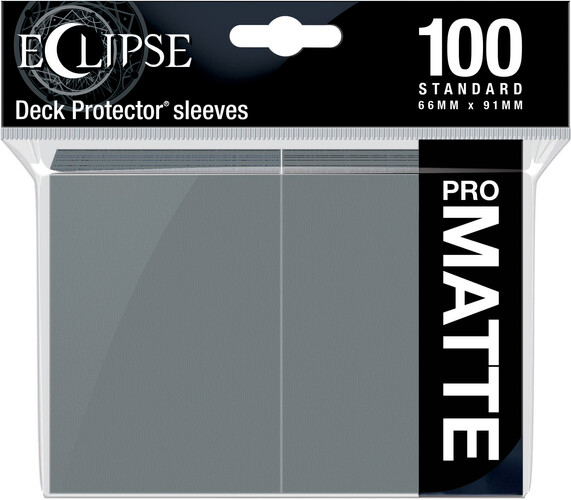 Ultra PRO Protecteurs de cartes Standard Eclipse PRO-Matte 100ct Gris 074427156237