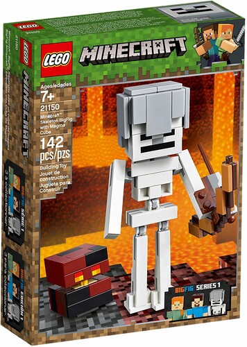 LEGO LEGO 21150 Minecraft BigFig Squelette avec un cube de magma 673419304344