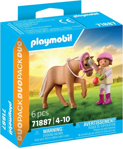 Playmobil Playmobil 71887 Fille avec poney 4008789718877