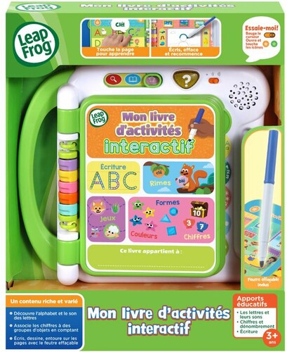 LeapFrog Mon livre d'activités interactif - J'écris, je joue et j'apprends (fr) 3417766149060