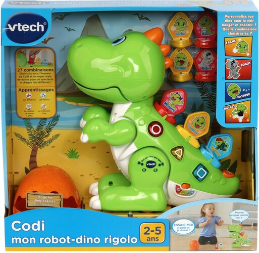 VTech VTech Codi, mon robot-dino rigolo (fr) 3417765187056