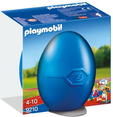 Playmobil Playmobil 9210 Oeuf Joueurs de Basket-ball avec panier 4008789092106