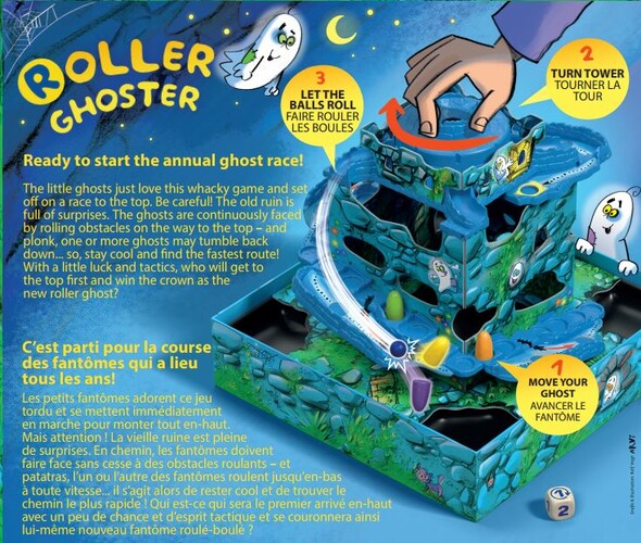 Drei Magier Spiele Roller Ghoster (fr/en) 816780002130